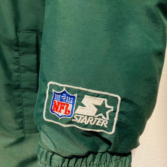 Vintage STARTER Green Bay Packers Long puffer Jacket - Picture 5 of 15